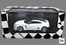 1/43 Scale Nissan GT-R GT1 2010 Fuji White/Metallic Silver Racing Series picture
