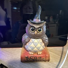 jim shore halloween figurine Owl No Box picture