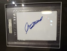 CLINT EASTWOOD Cut Auto PSA/DNA Authentic Autograph Large Slab Signed 9.0 Mint picture