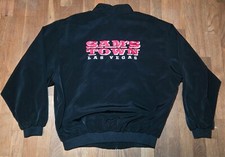 Vintage Sam’s Town Casino Men's Las Vegas 1990s Winner black BOMBER JACKET large picture