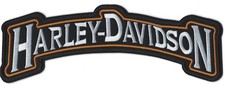 Harley Davidson Motorcycles Iron On Patches Script Design 11
