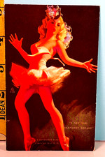 Vintage Zoe Mozert Pin Up Mutoscope Exhibit Card 